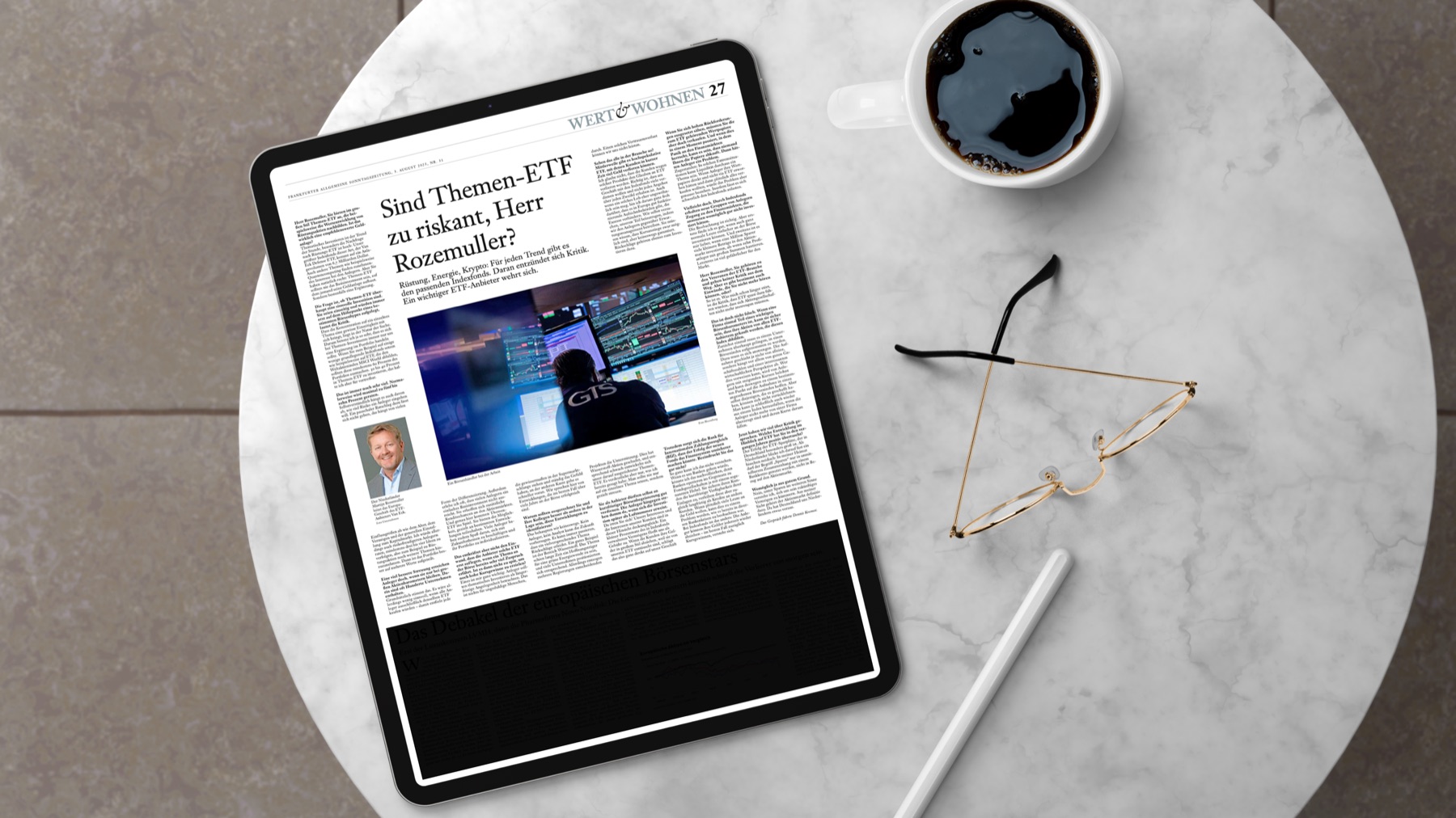 VanEck Platzierung in Frankfurter Allgemeine Sonntagszeitung